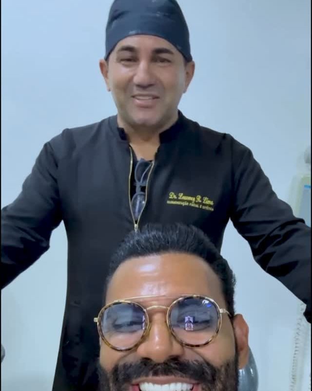Pablo com o Dr. Louvercy
